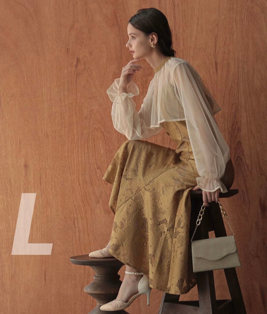 ★新品タグ付き★ドリードール　シフォンボレロセットメニーウエイドレス　結婚式