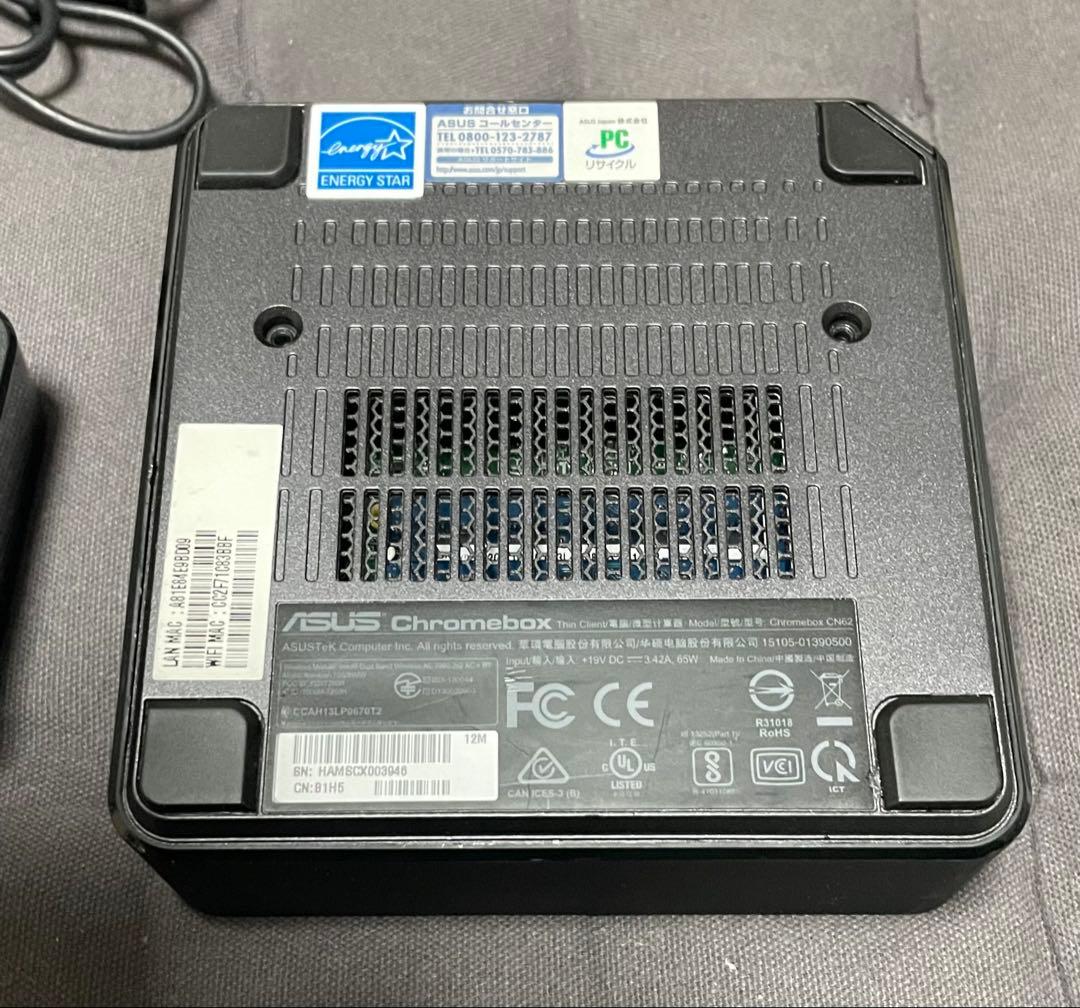 残2)ASUS Chromebox2 CN62 i7 5500U SSD32GB