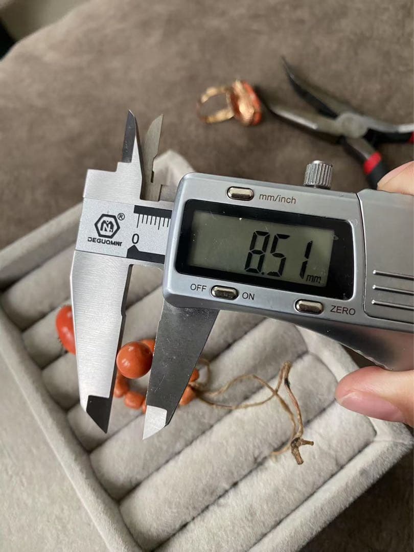 アクセサリー珊瑚リッグ17.mm（169）