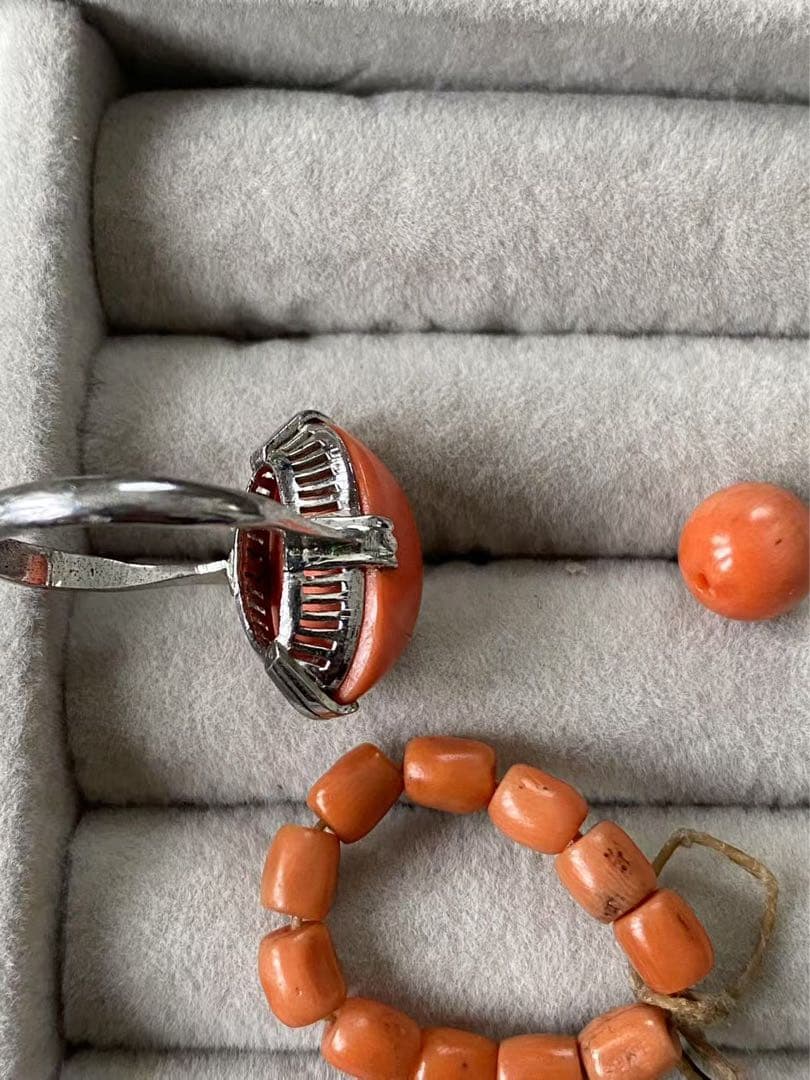 アクセサリー珊瑚リッグ17.mm（169）