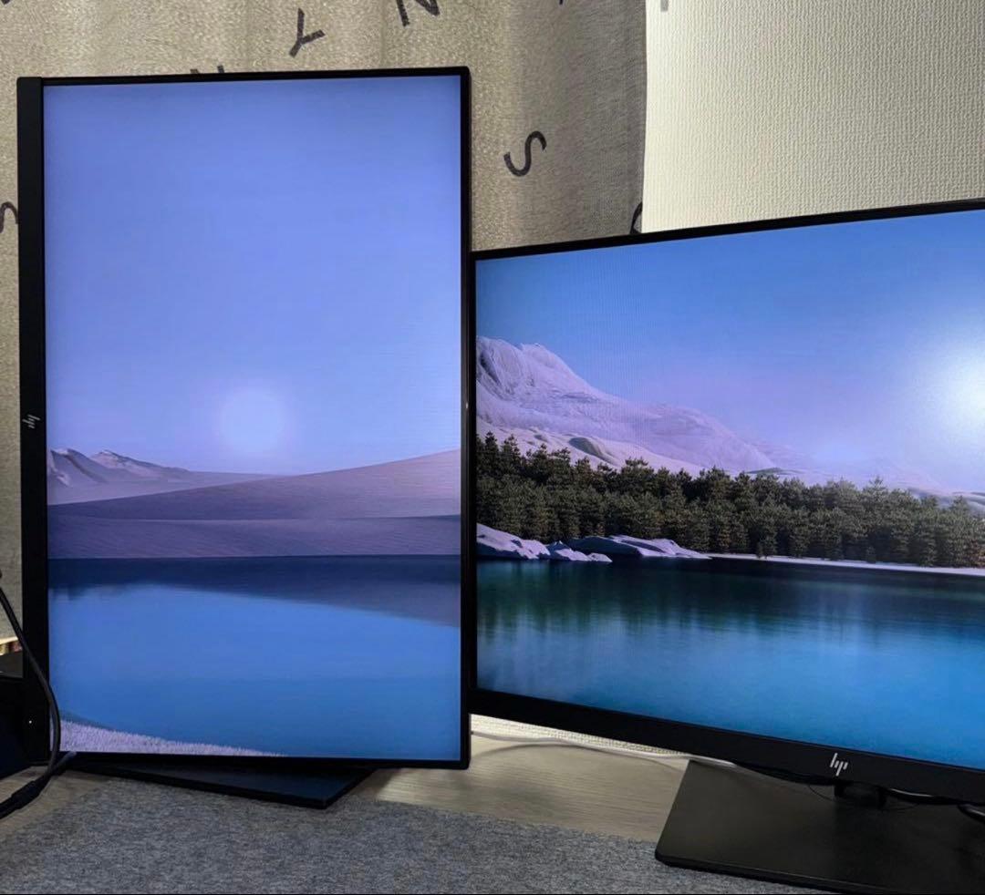 最終値下げ　HP純正　24インチモニター3枚+ドッキングステーション