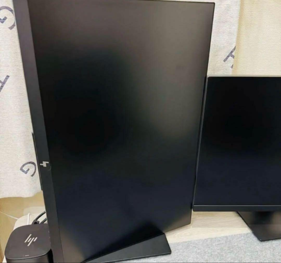 最終値下げ　HP純正　24インチモニター3枚+ドッキングステーション