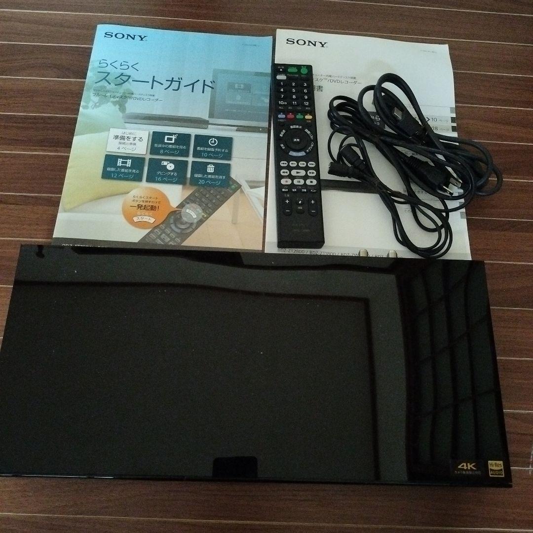 ソニー ブルーレイ DVDレコーダー BDZ-ZW1800