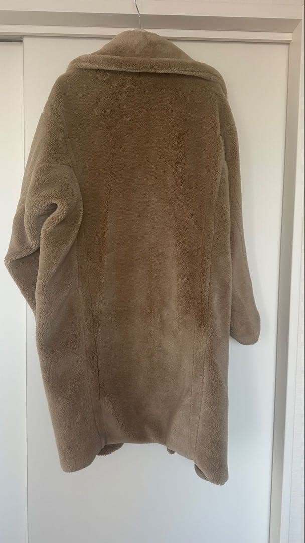 テディベアコート ボアコート　モカ　夢展望