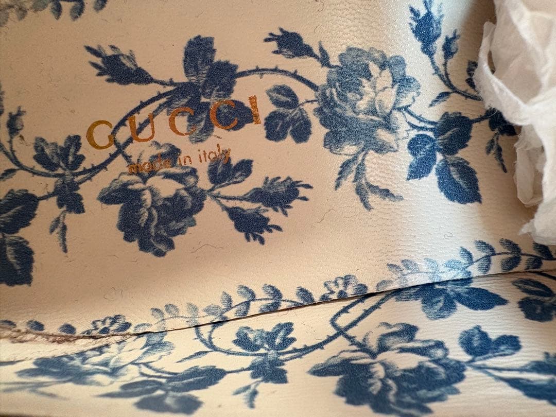 グッチ黒ローファー 厚底 ゴールド金具