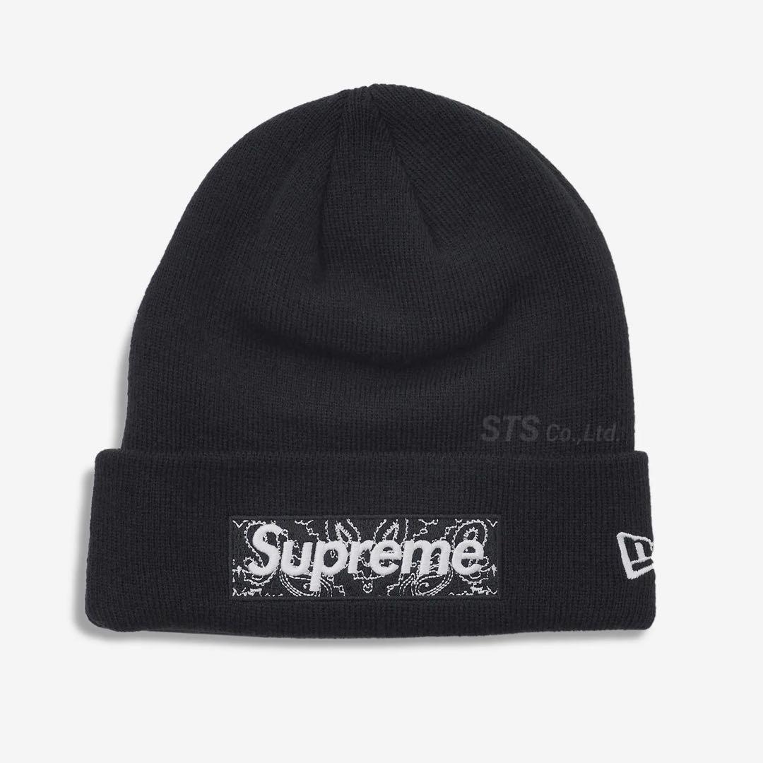 Supreme New Era Box Logo Beanie コムドットゆうた