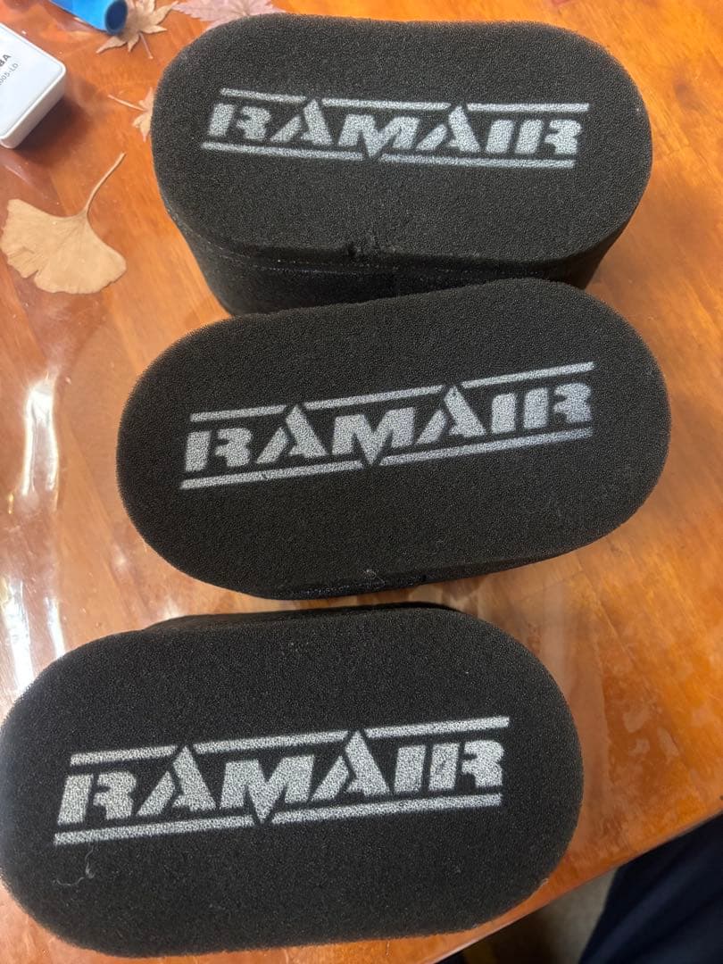 RAMAIR オーバルエアフィルター 2連　3個セット