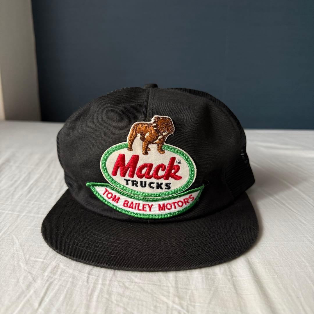 希少 MACK TRUCKS マックトラック ビンテージキャップ ブラック