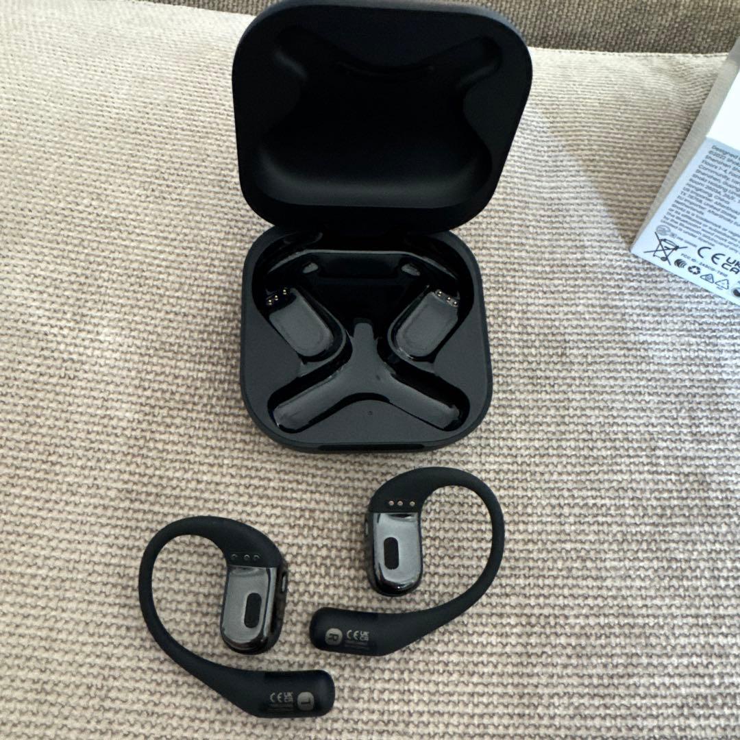 SHOKZ OPENFIT ブラック イヤフォン