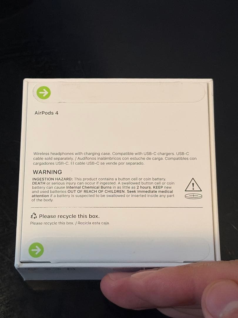 AirPods 4 未開封 本体 USB-C充電対応