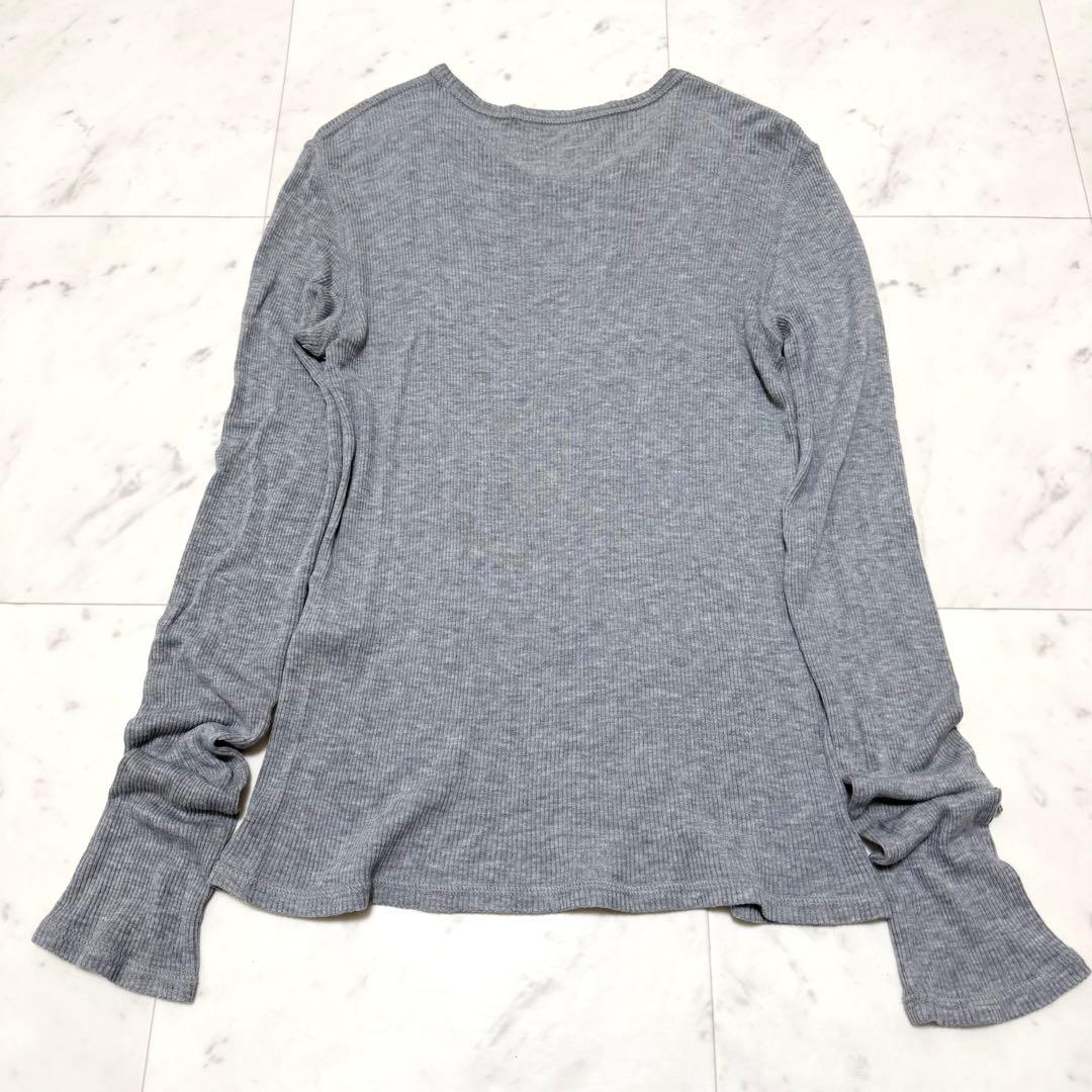 【美品】EVERYDAY I LIKE. カシミヤ リブ ロング Tシャツ