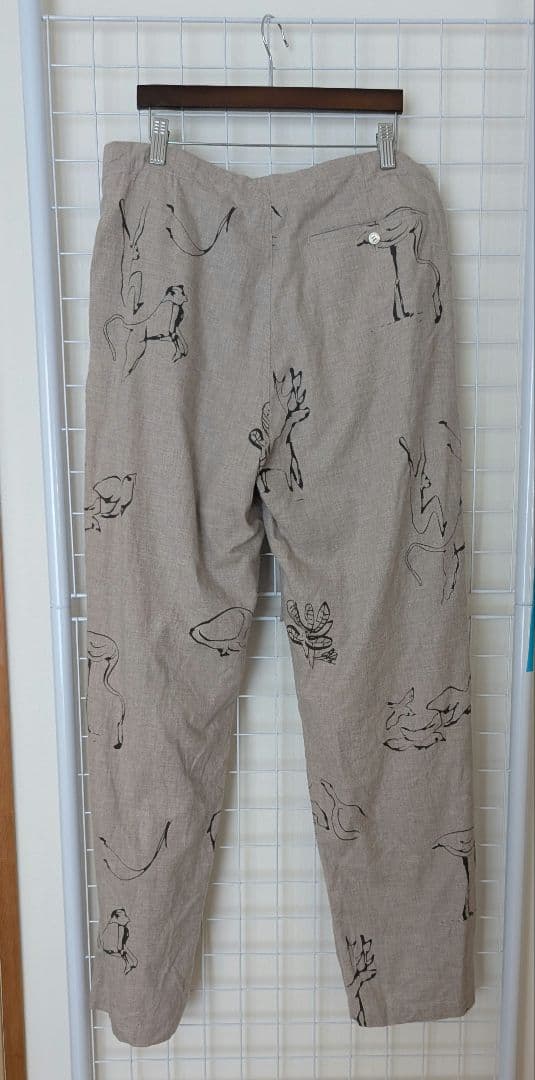 16日までの販売【WRYHT/ライト】アニマル ドローイングパンツ