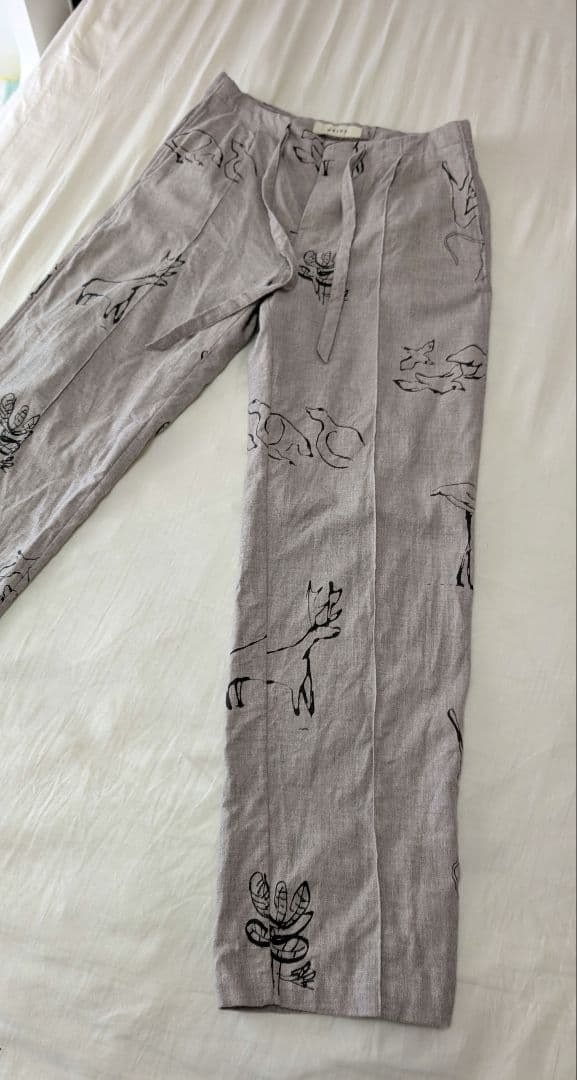 16日までの販売【WRYHT/ライト】アニマル ドローイングパンツ