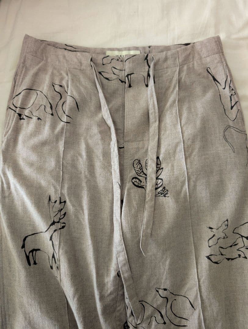 16日までの販売【WRYHT/ライト】アニマル ドローイングパンツ