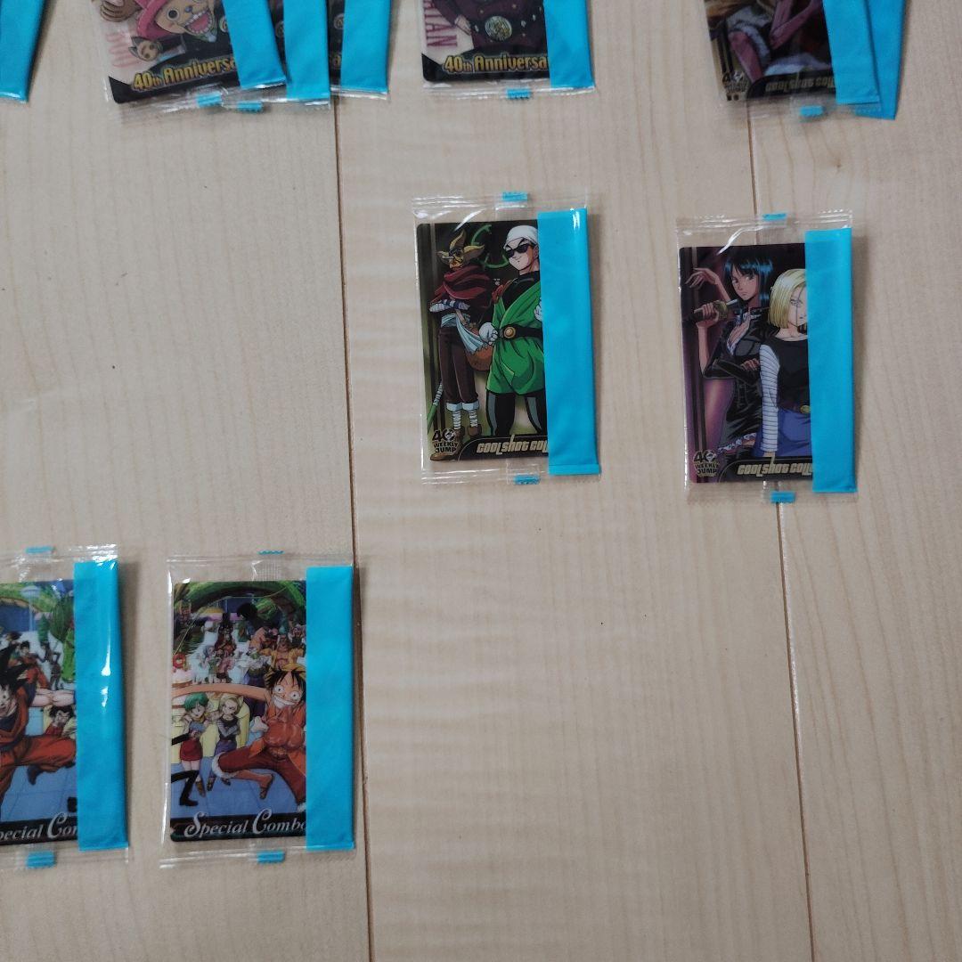 ジャンプ40周年 ドラゴンボール ワンピース ウエハースカードセット 未開封