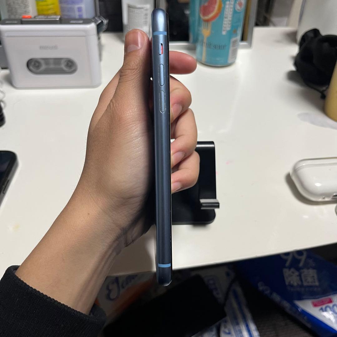 【訳あり品】iPhoneXR ブルー　128GB SIMロック解除済み