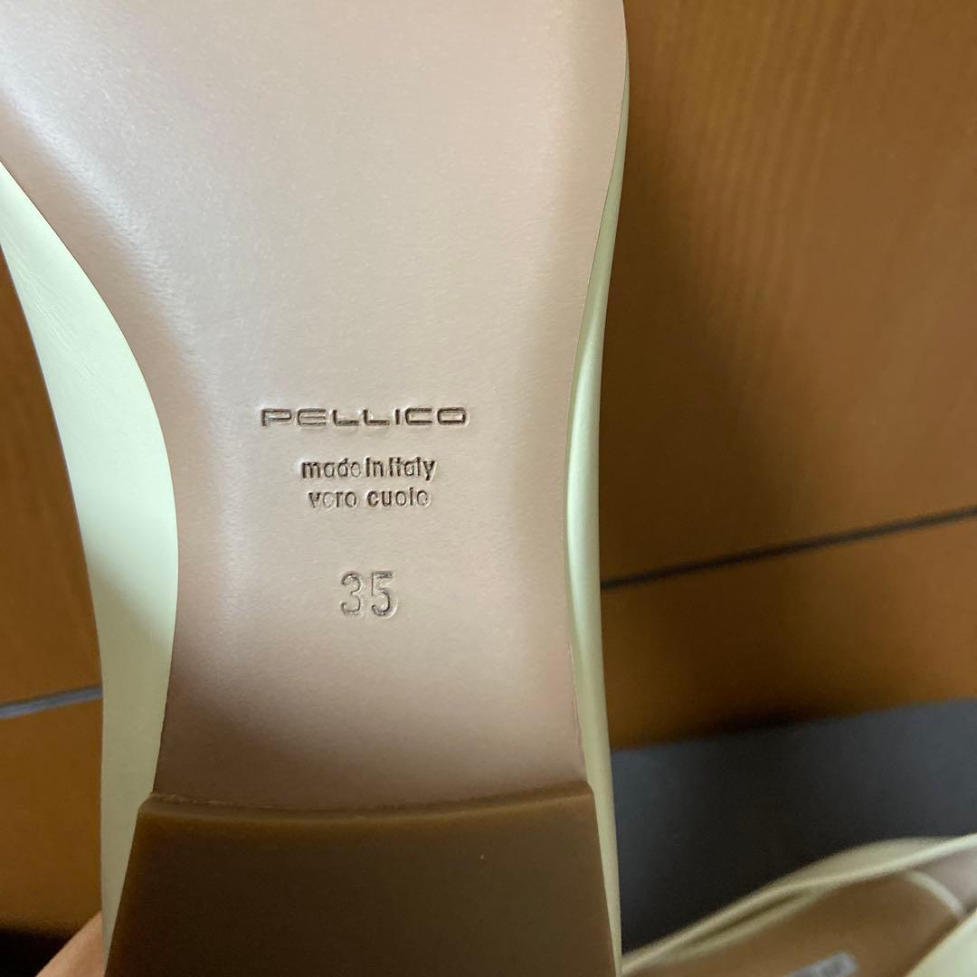 週末限定価格　PELLICO アイボリーフラットシューズ 35 未使用
