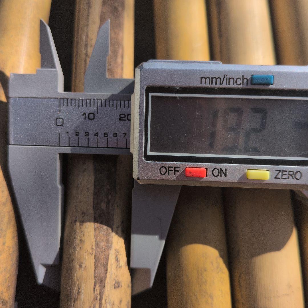 篠竹 篠笛素材１７本 自然乾燥８年 反り小