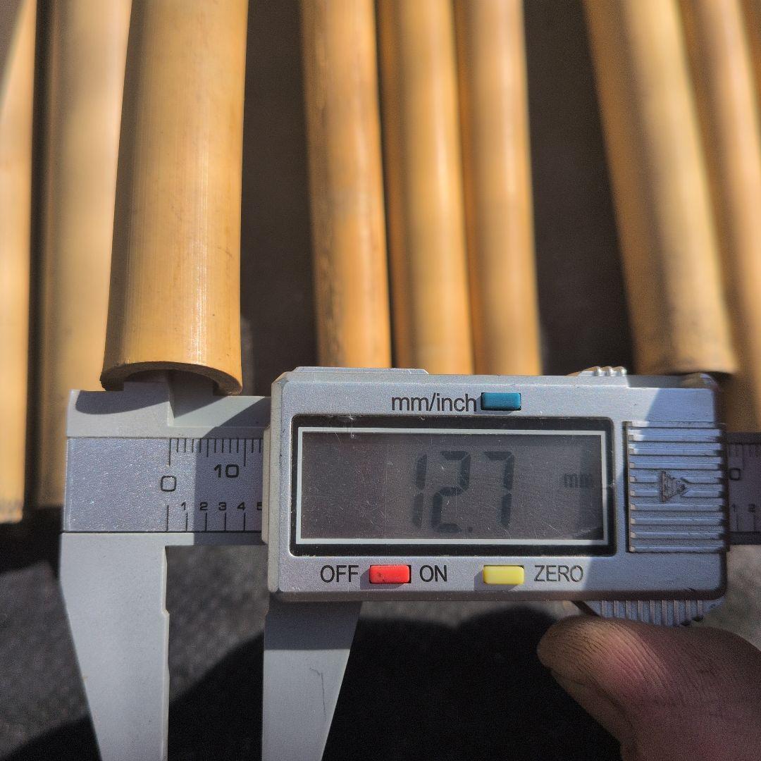 篠竹 篠笛素材１７本 自然乾燥８年 反り小