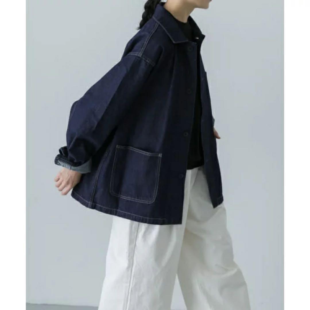 『ユニセックス』デニムカバーオール／かぐれ