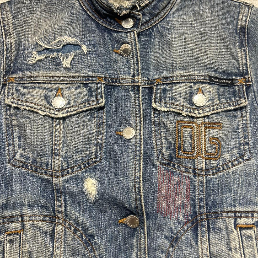 ★激レアデザイン★ dolce&gabbana ドルガバ　デニム　ジャケット