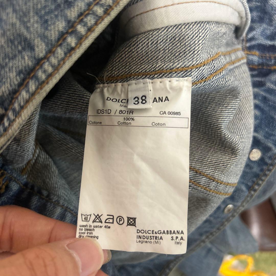 ★激レアデザイン★ dolce&gabbana ドルガバ　デニム　ジャケット