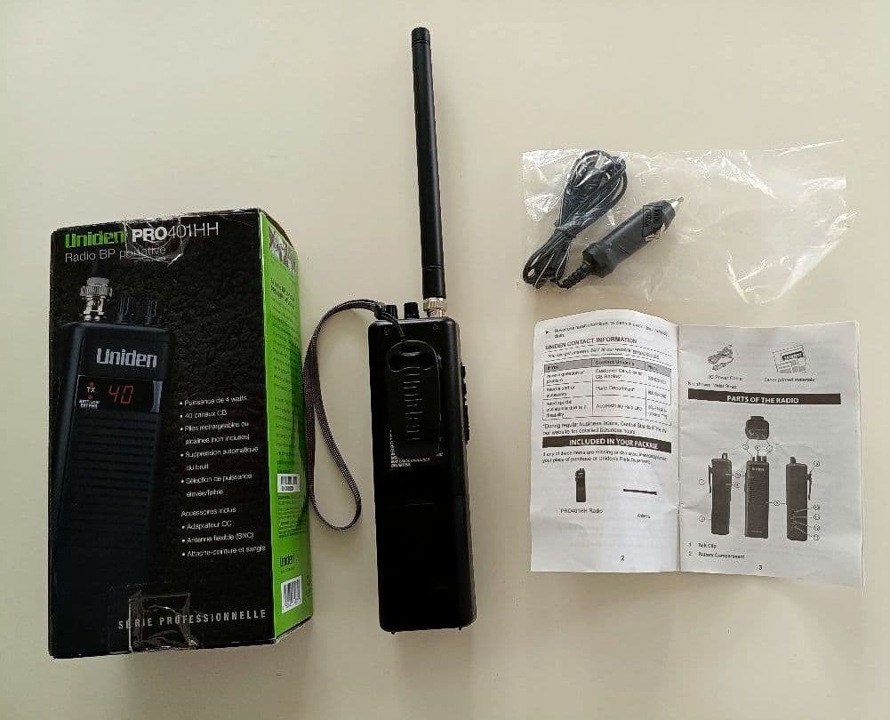 入手困難　Uniden PRO401HH ハンドヘルド感度抜群CB無線