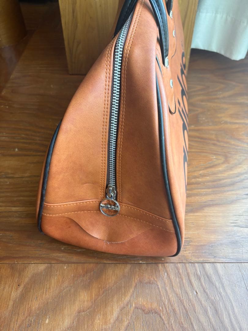 か*ど様 adidas ビンテージ ボストンバッグ ブラウン