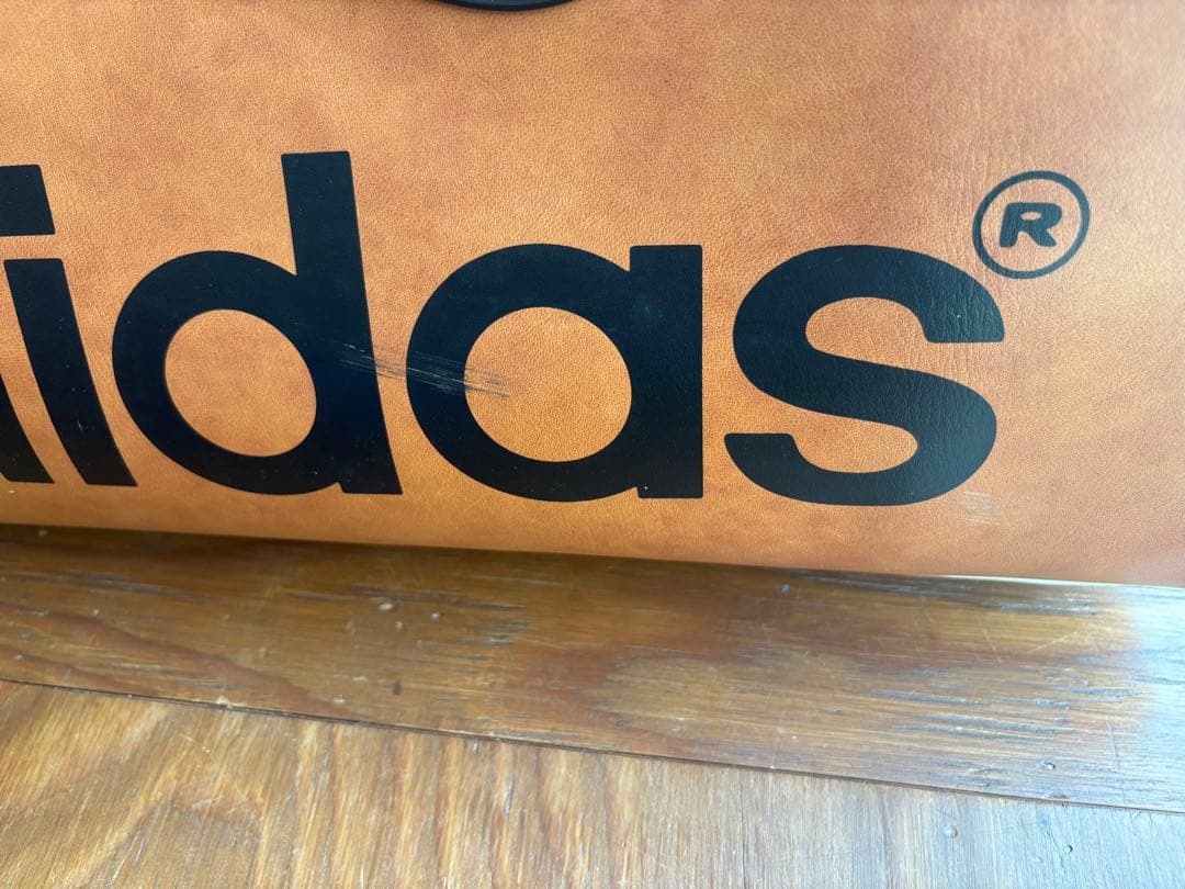 か*ど様 adidas ビンテージ ボストンバッグ ブラウン