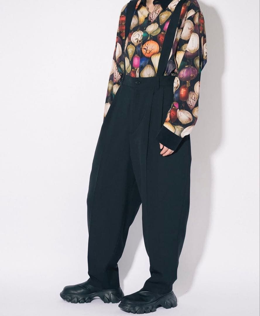 &ellecy サスペンダーパンツ