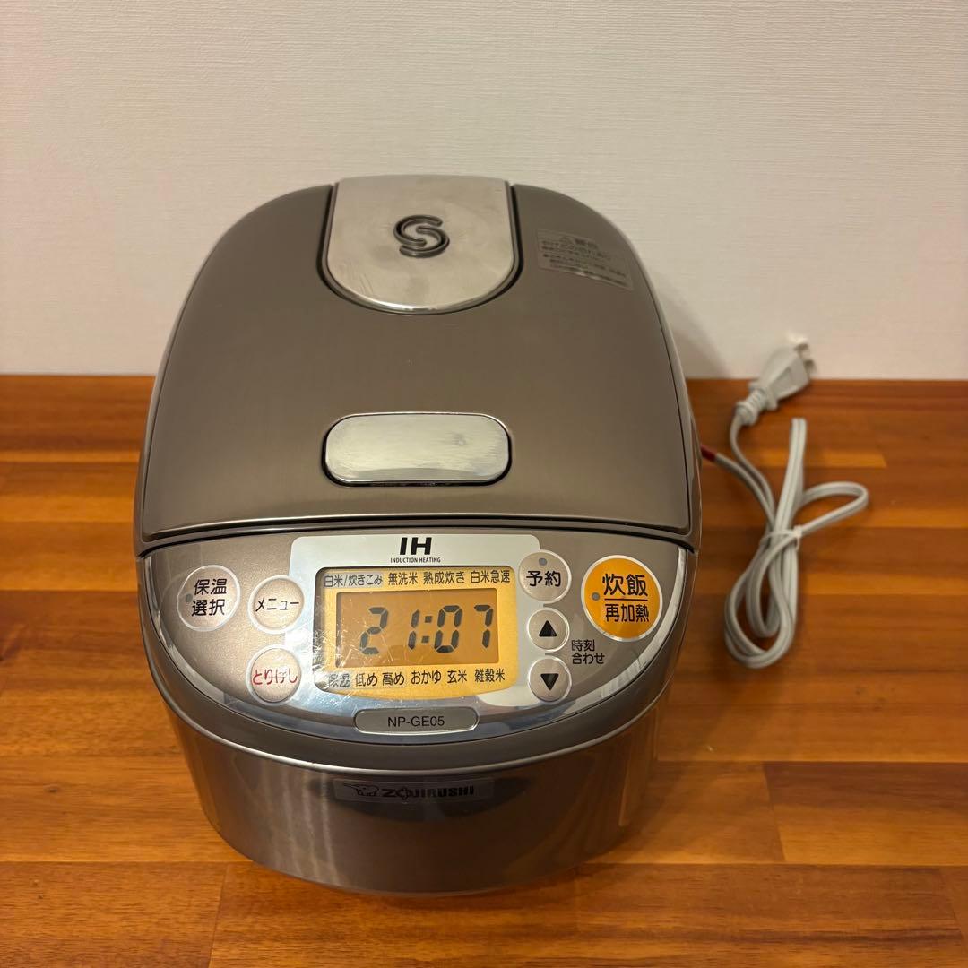 ZOJIRUSHI IH炊飯器 NP-GE05-XJ ブラウン