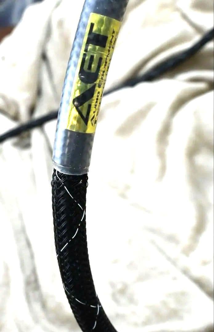 高級AET製 電源ケーブル 3ピン IEC C13 約1.9m ロジウム端子