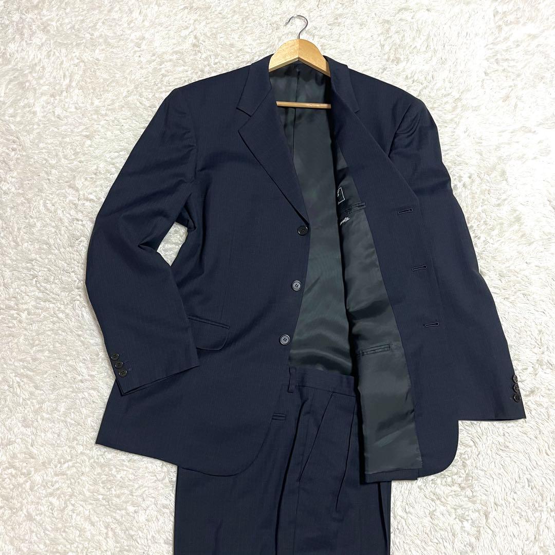 ✨極美品✨ Paul Smith ビジネススーツ CARPINI ネイビー XL
