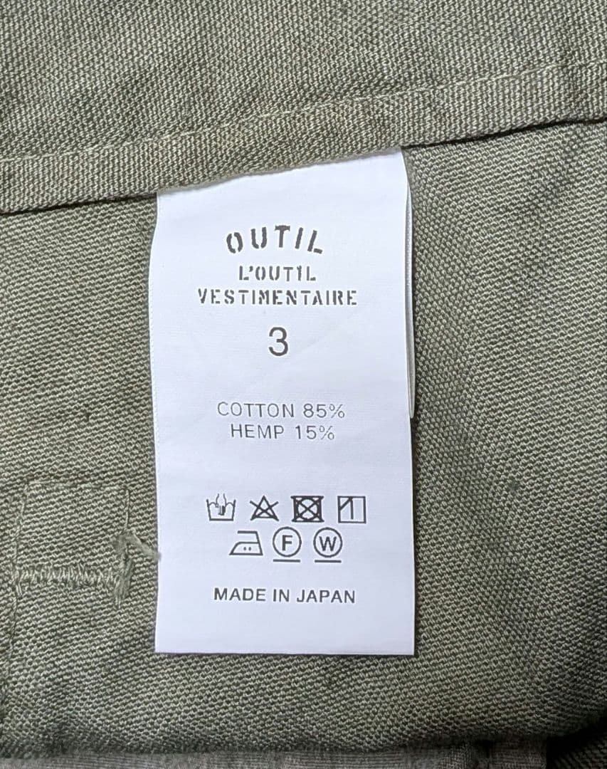 パンツ OUTIL PANTALON BLESLE SHORT