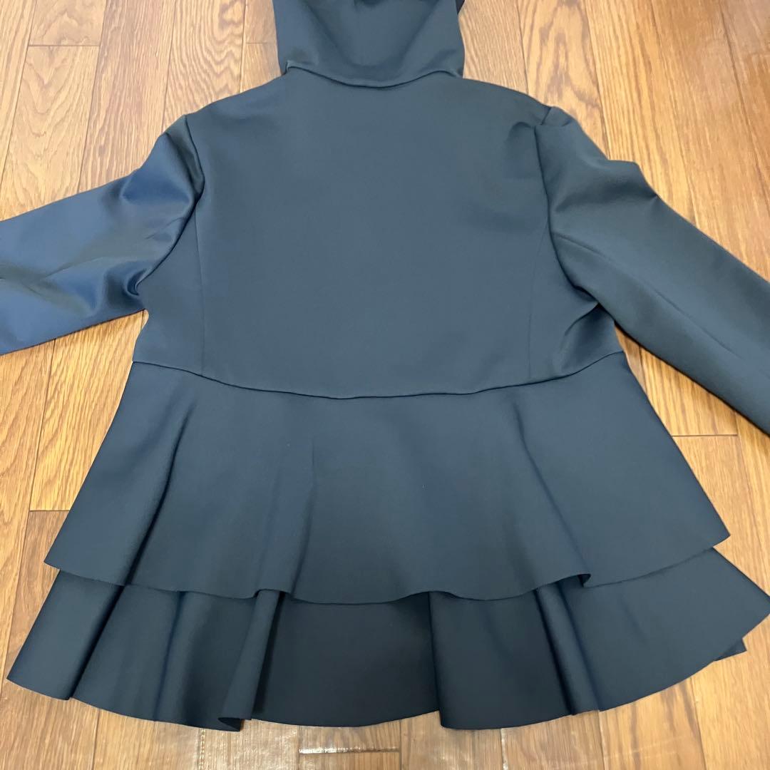 （K25903）★美品★M-premier BLACK パーカー 34 ブラック