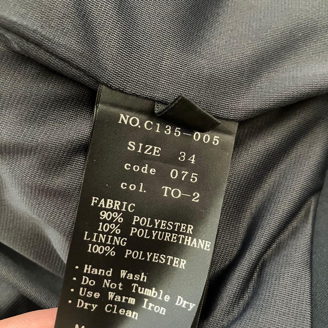 （K25903）★美品★M-premier BLACK パーカー 34 ブラック