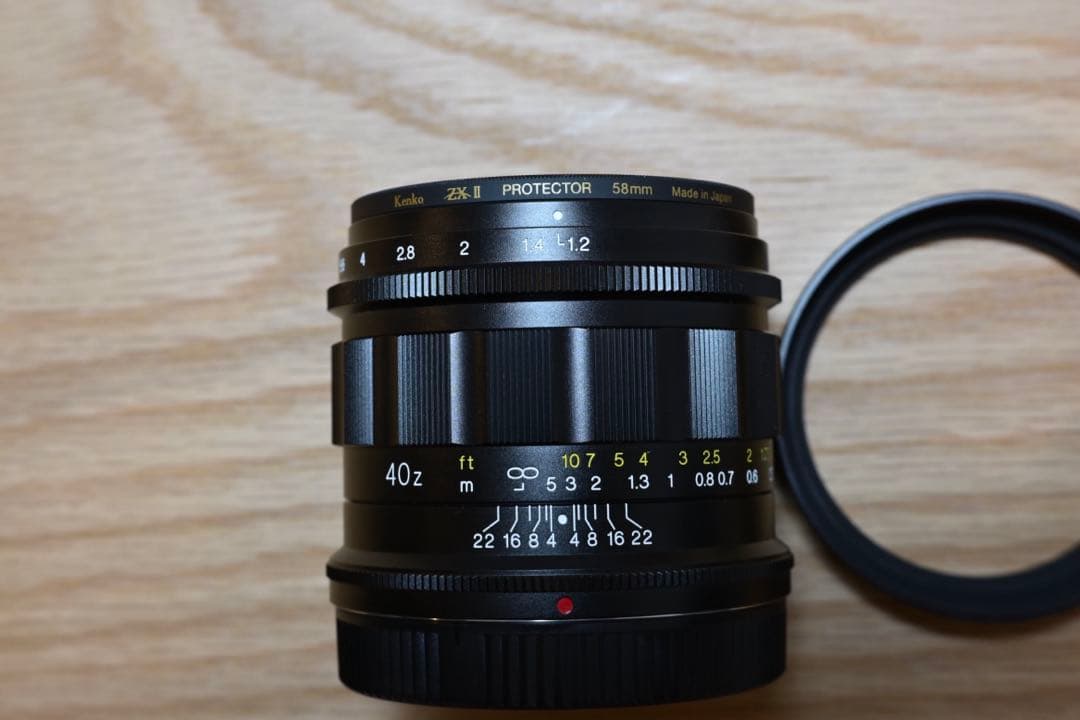 Viogtlander NOKTON40mmF1.2 Zマウント　プロテクター付