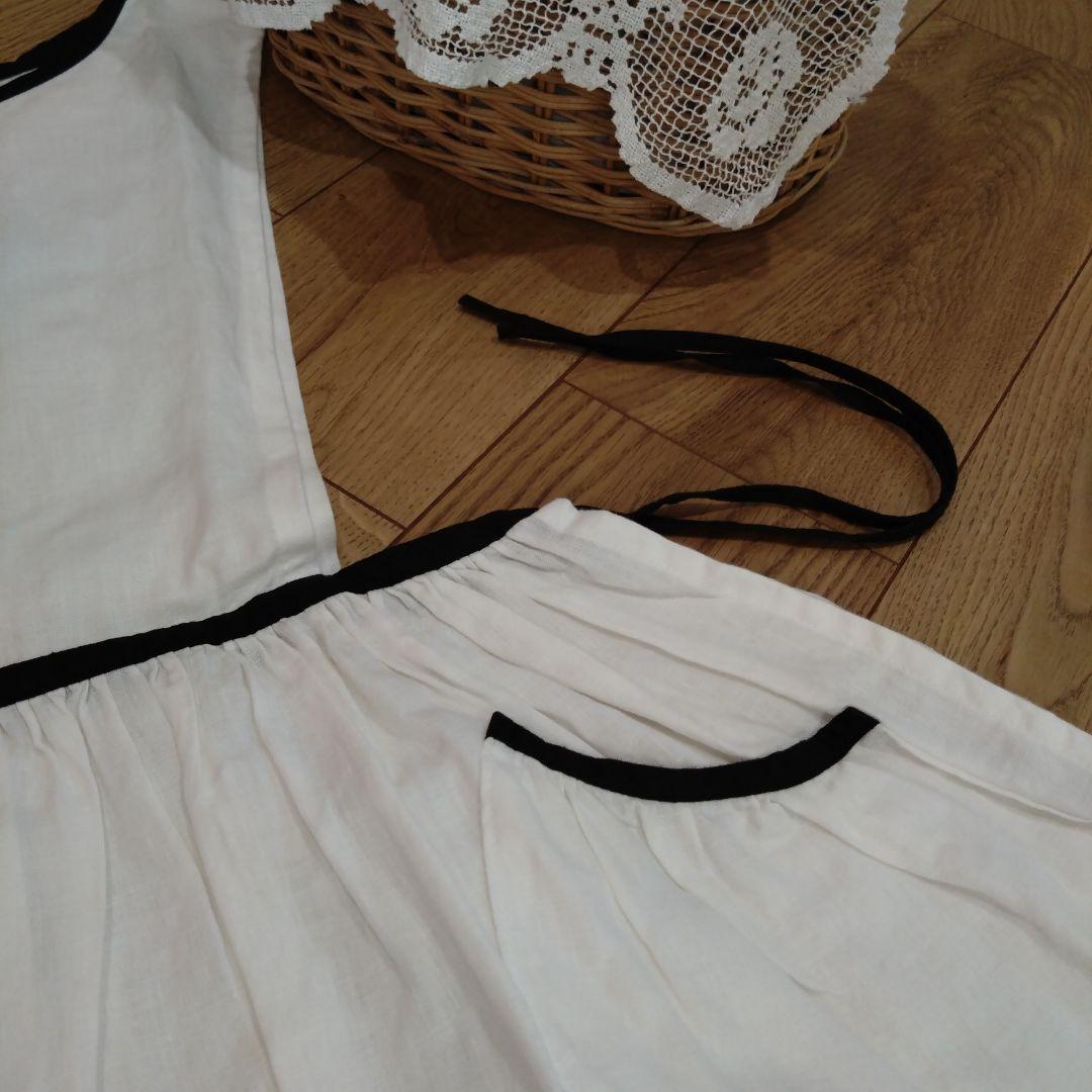 meguri-megutte １周年！【限定】パイピングエプロンワンピース