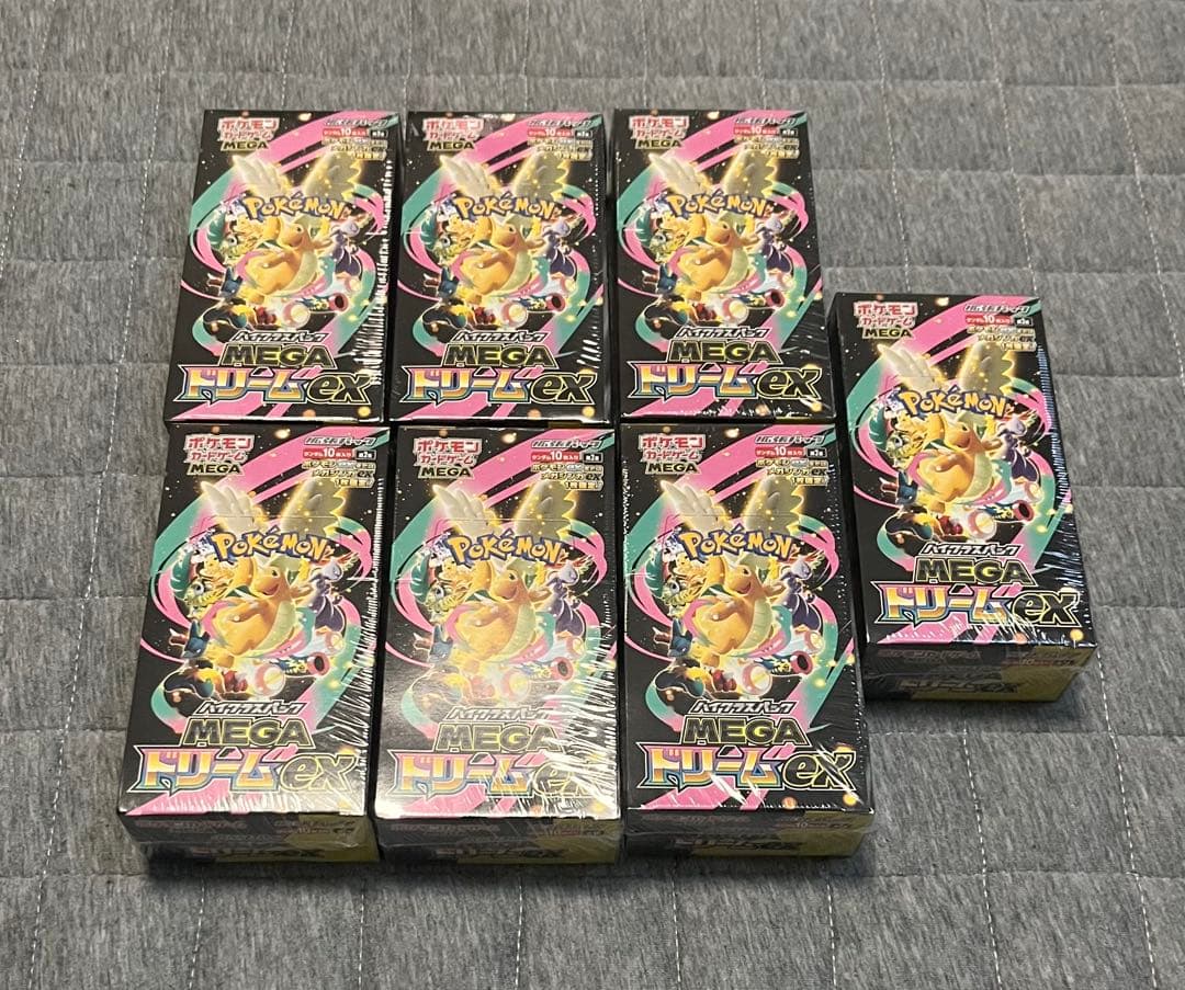 ポケモンカード MEGAドリームex 7BOX シュリンク付き　新品　未開封