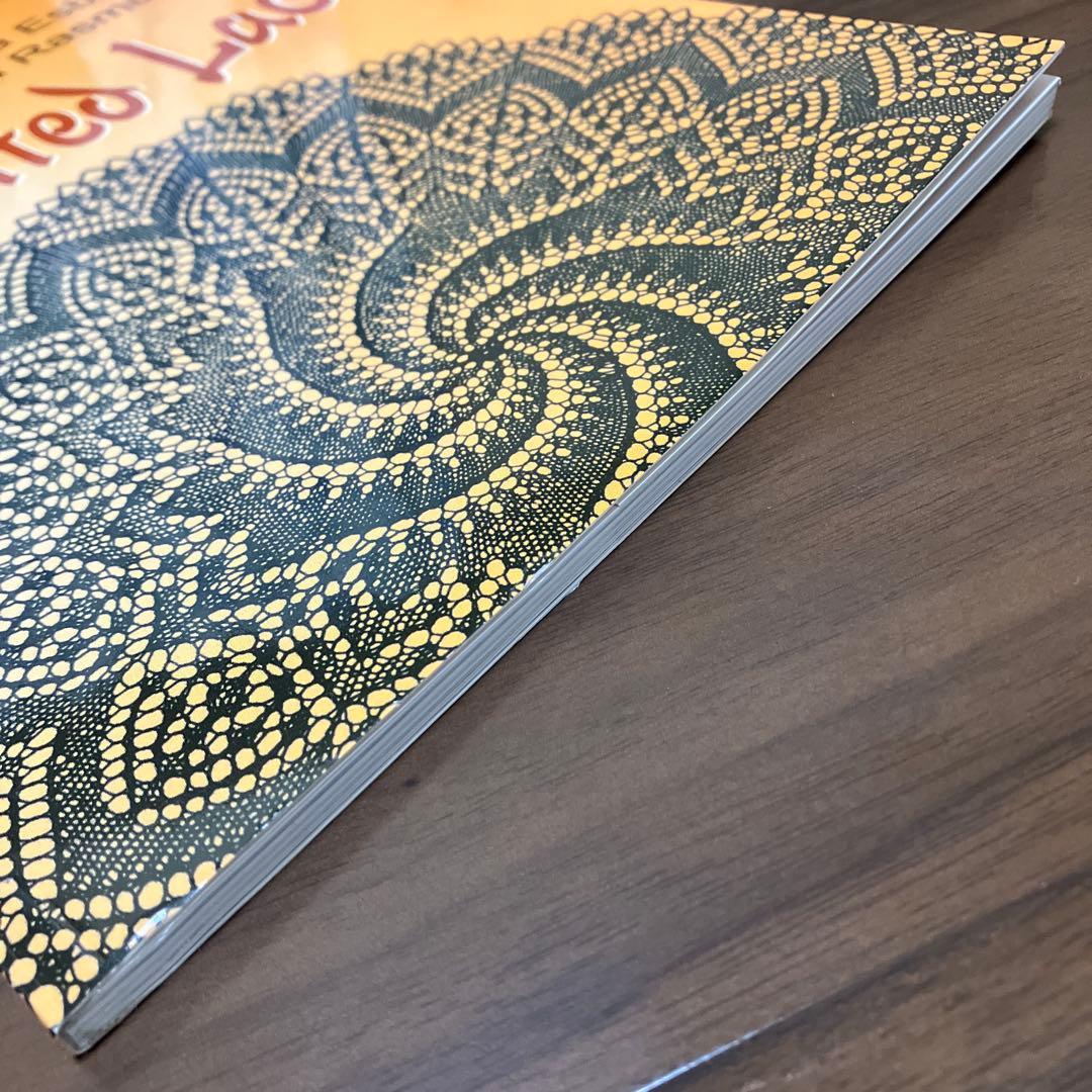 洋書　「Knitted Lace」クンストレース　編み物本　レース編み　編み物