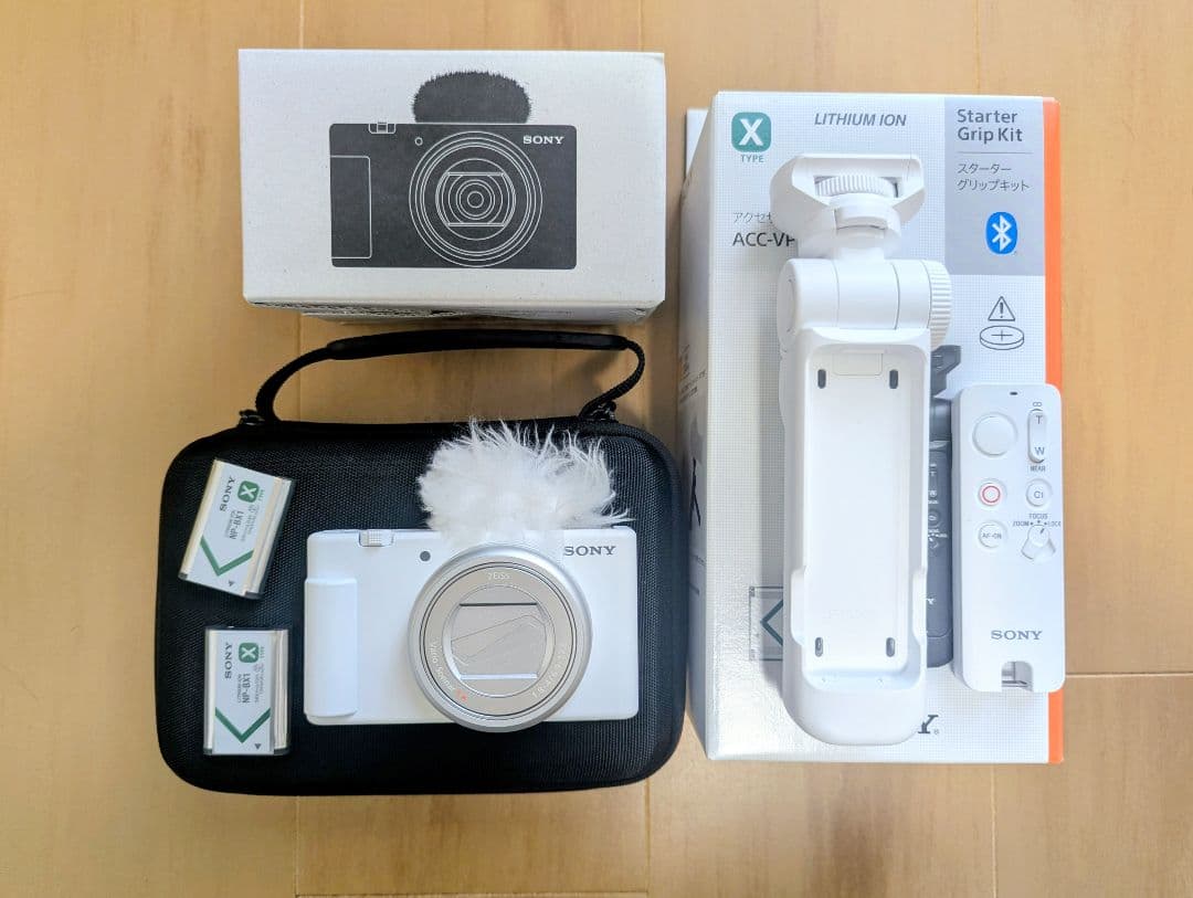 SONY ZV-1 II ホワイト & 最新型シューティンググリップセット