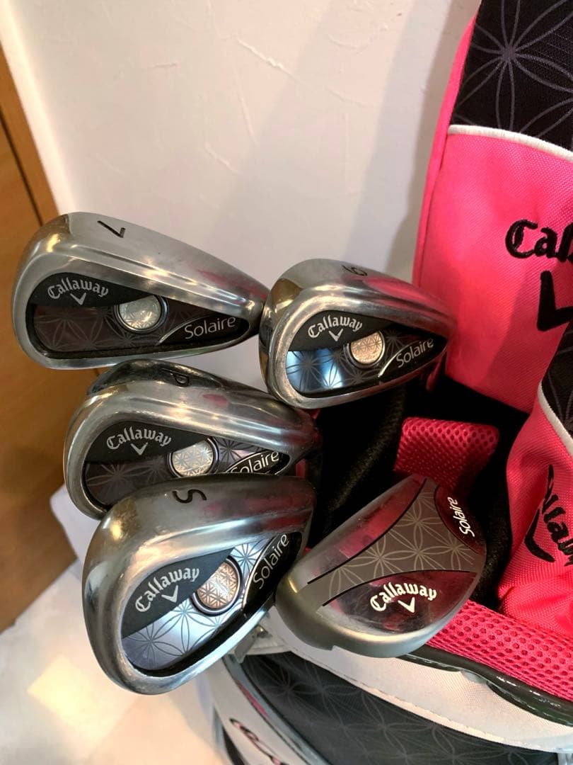 豪華　良品　現行品　レディースゴルフクラブ キャロウェイ　ソレイユ　優しく可愛い