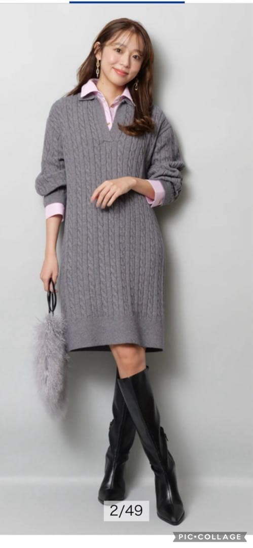 ジャスグリッティー❤︎新品タグ付き❤︎ レイヤードケーブルミニワンピース