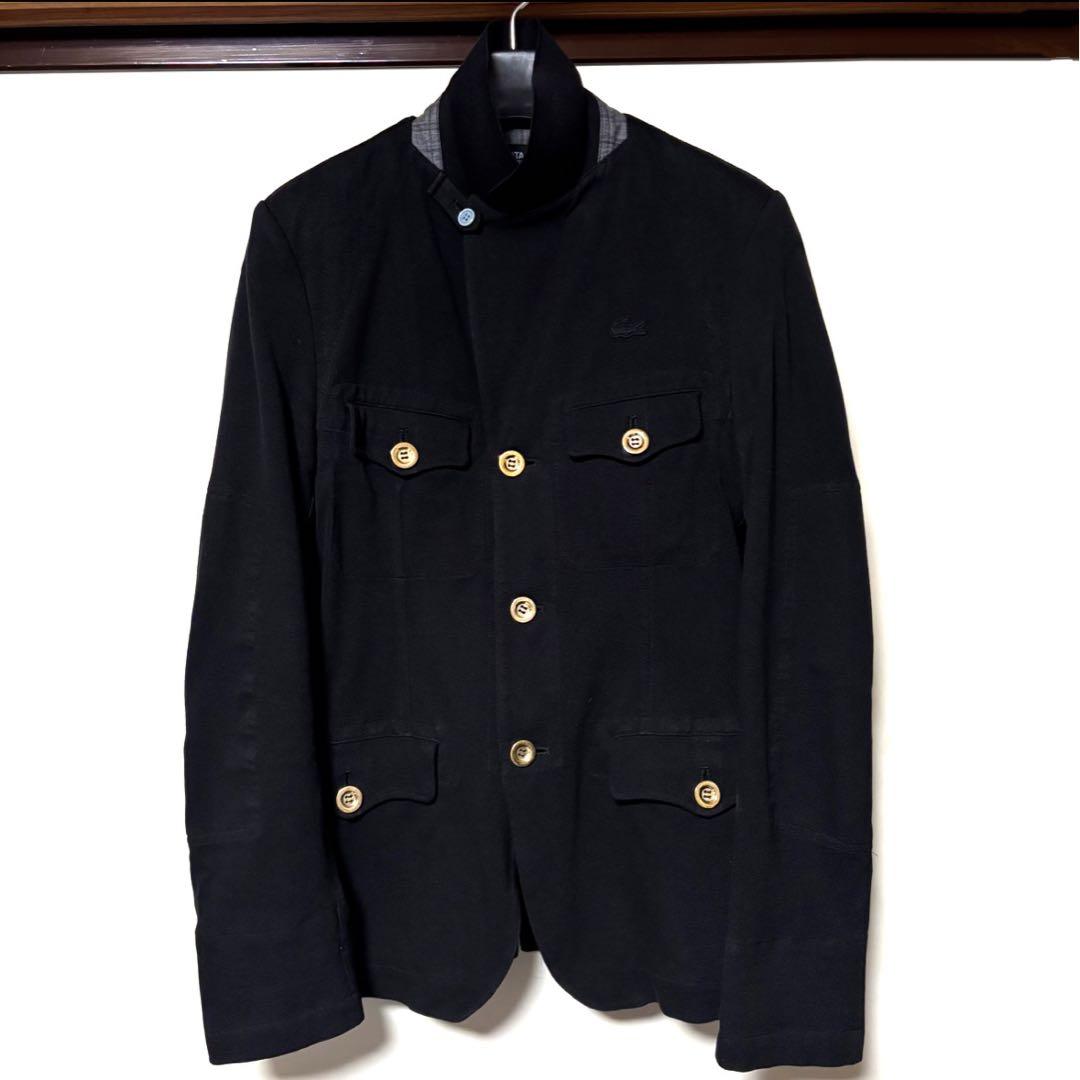ジュンヤワタナベ コムデギャルソン × ラコステ ジャケット 金ボタン S