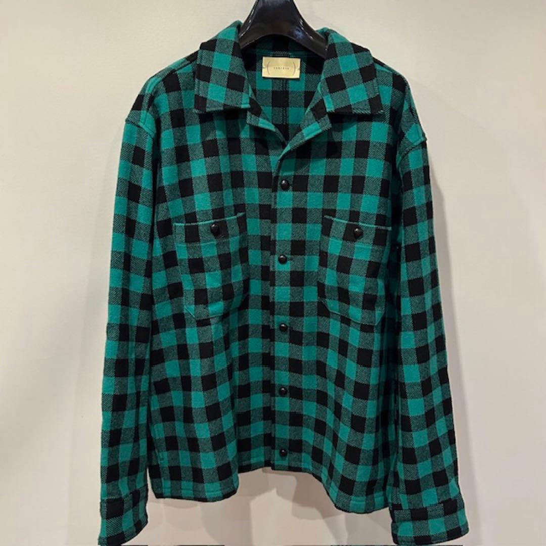ジャケット・アウター cantate 48 Buffalo Check Overshirt
