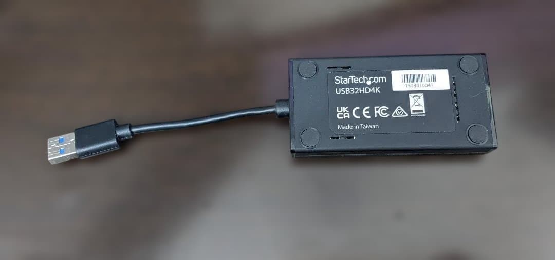 StarTech.com 4K対応 USB-HDMIアダプタ 動作良好