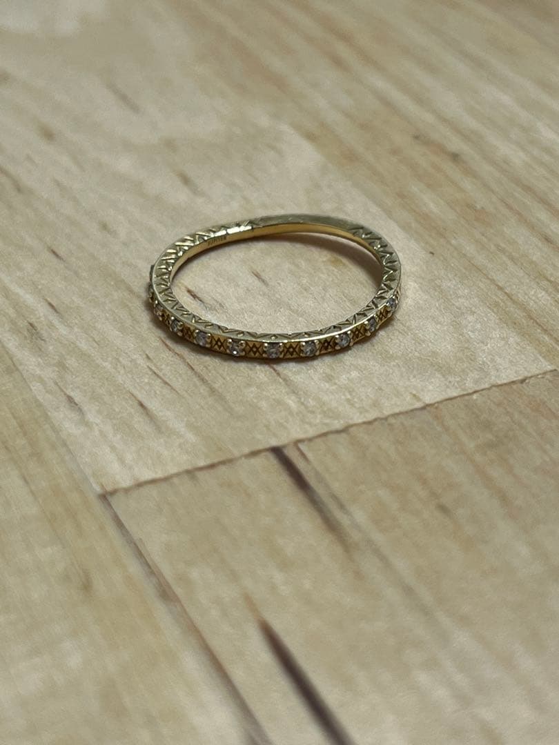 18金　jupiter ジュピター　ゴールドリング　K18 0.05