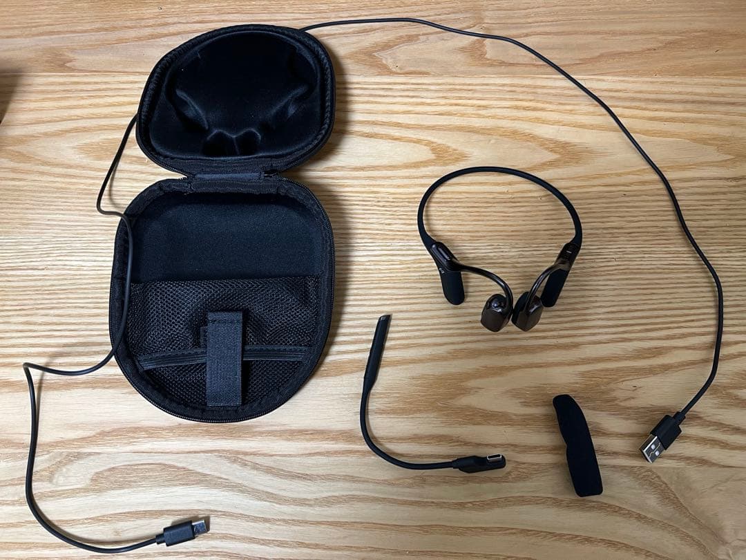 (値下中)AVIOT WB-E1M 骨伝導 ヘッドセット