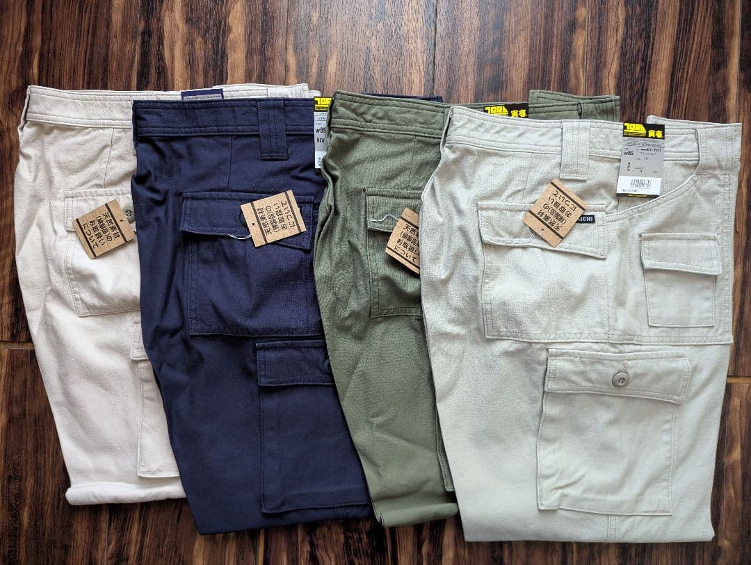 【寅壱】新品 作業用プッシュパンツ 4本 W85