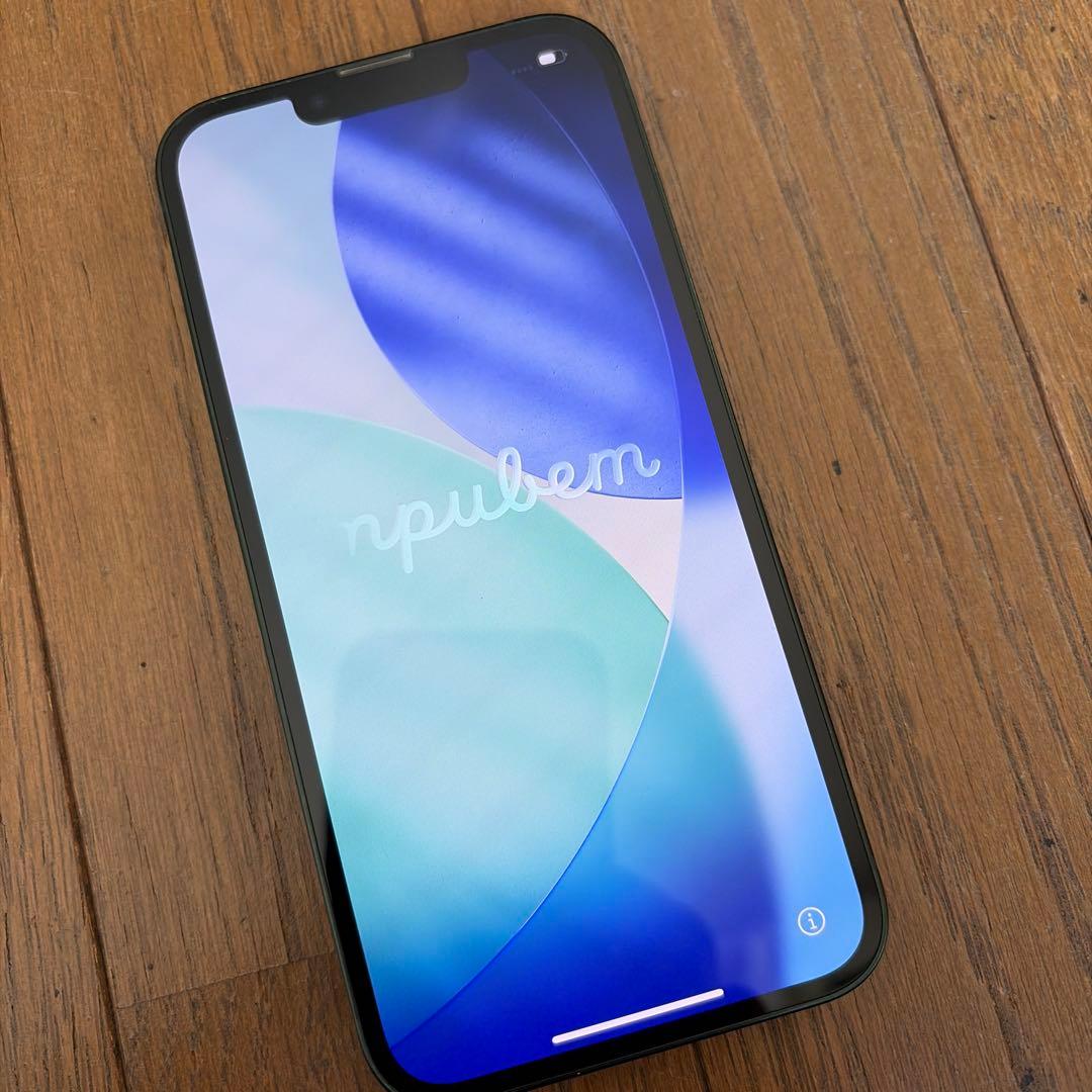 《中島》Apple iPhone 13 本体　グリーン